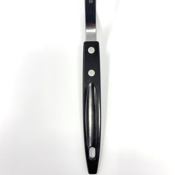 Vintage Stainless Steel Potato Masher Black Riveted Handle USA Made MCM - Picture 5 of 6